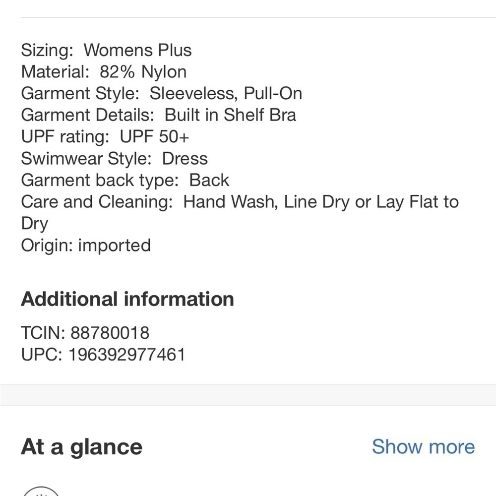 Swimsuits For All Black Polka Dot Ruffle One-Piece Swimdress - Picture 3 of 6